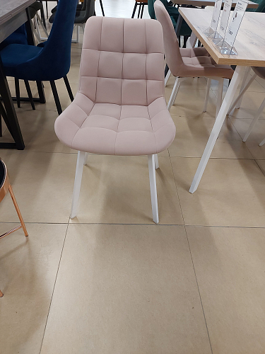 Стул на металлокаркасе Челси К бирюзовый / черный из шоурума 7